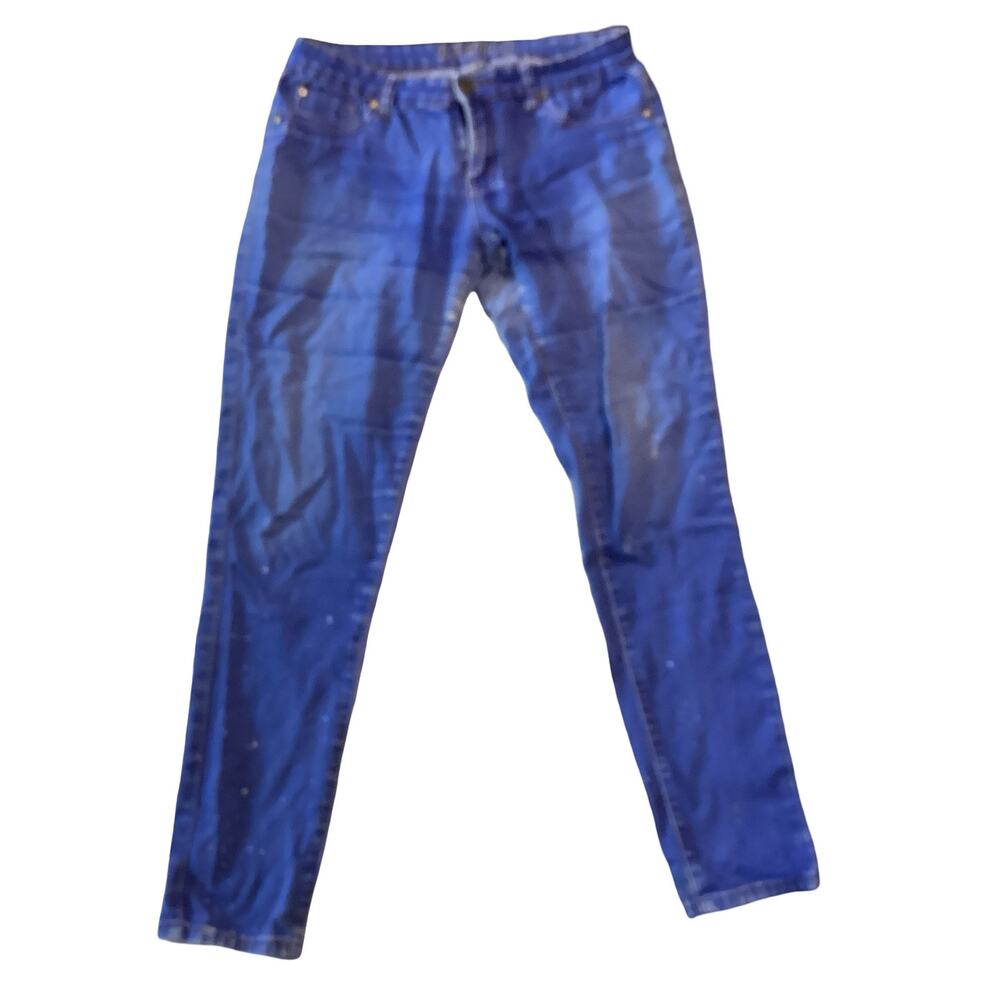 Bamboo Acid Drizzle Skinny Jeans